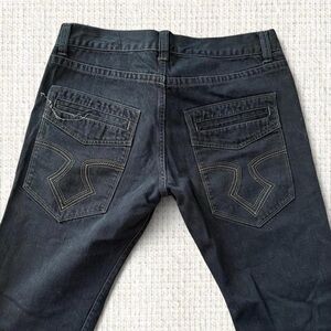 Kikwear Black Low Rise Jeans with cool back pockets